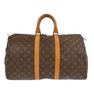 LOUIS VUITTON KEEPALL 45 DUFFLE HANDBAG MONOGRAM M41428 FH8911 RQ00190